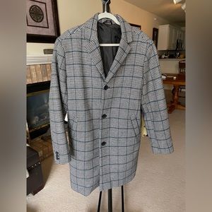 Men’s Old Navy Plaid Peacoat Blue/Black/White XL